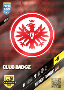 2024 FIFA 365 LOGO CLUB BADGE Eintracht Frankfurt #EIN 4