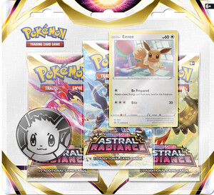 Pokémon TCG: Astral Radiance  3-Pack Blister Eevee