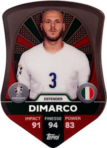 Euro 2024 CHROME SHIELD Dimarco - SC4