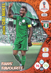 WORLD CUP RUSSIA 2018 FANS FAVOURITE OBI MIKEL 386