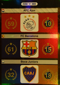 2016 FIFA 365 LOGO AFC Ajax/FC Barcelona/Boca Juniors #1