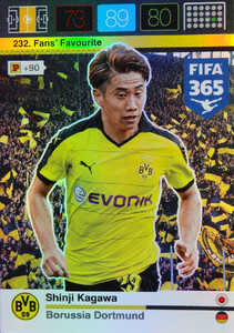 2016 FIFA 365 FANS FAVOURITE Shinji Kagawa #232