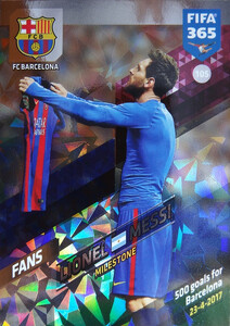 2018 FIFA 365 FANS MILESTONE Lionel Messi #105