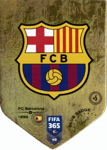 2019 FIFA 365 CLUB BADGE LOGO FC Barcelona #46