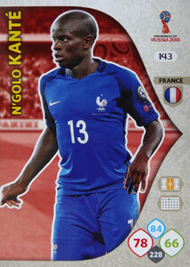 WORLD CUP RUSSIA 2018 TEAM MATE FRANCJA KANTE 143