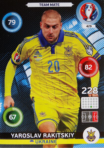 EURO 2016 TEAM MATE Yaroslav Rakitskiy #429