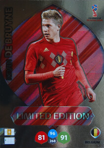 WORLD CUP RUSSIA 2018 LIMITED BELGIA Kevin De Bruyne