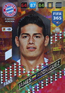 2018 FIFA 365 IMPACT SIGNING James Rodríguez #157