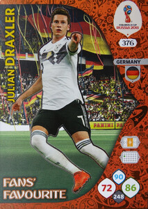 WORLD CUP RUSSIA 2018 FANS FAVOURITE DRAXLER 376