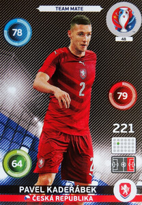 EURO 2016 TEAM MATE Pavel Kadeřábek #48