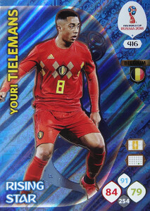 WORLD CUP RUSSIA 2018 RISING STAR TIELEMANS 416