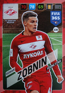 2018 FIFA 365 RISING STAR Roman Zobnin #330