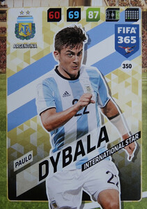 2018 FIFA 365 INTERNATIONAL STAR Paulo Dybala #350