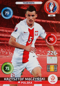 EURO 2016 TEAM MATE Krzysztof Mączyński #252