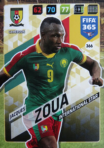 2018 FIFA 365 INTERNATIONAL STAR Jacques Zoua #366