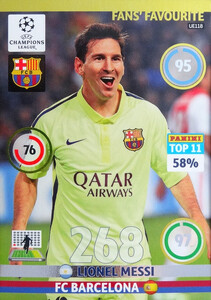 UPDATE CHAMPIONS LEAGUE® 2014/15 FANS' FAVOURITE Lionel Messi #UE118