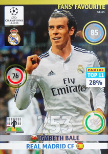 UPDATE CHAMPIONS LEAGUE® 2014/15 FANS' FAVOURITE Gareth Bale #UE124