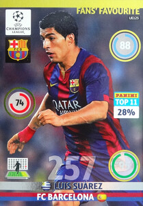 UPDATE CHAMPIONS LEAGUE® 2014/15 FANS' FAVOURITE Luis Suarez #UE125