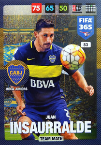 2017 FIFA 365 TEAM MATE Juan Insaurralde #83