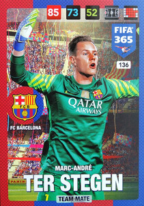 2017 FIFA 365 TEAM MATE Marc-André ter Stegen #136