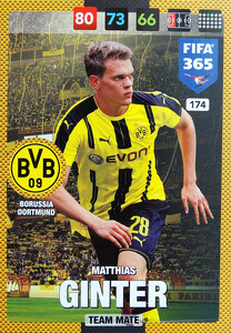 2017 FIFA 365 TEAM MATE Matthias Ginter #174