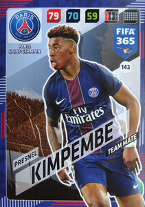 2018 FIFA 365 TEAM MATE Presnel Kimpembe #143