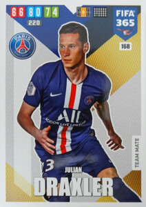 2020 FIFA 365 TEAM MATE Julian Draxler #168