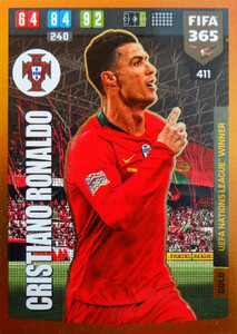 FIFA 365 2020 GOLD UEFA Nations League WINNER Cristiano Ronaldo #411