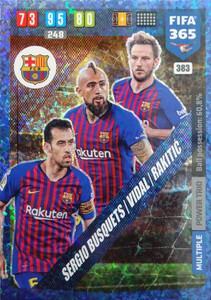 2020 FIFA 365 MULTIPLE TRIO Sergio Busquets / Arturo Vidal / Ivan Rakitić #383