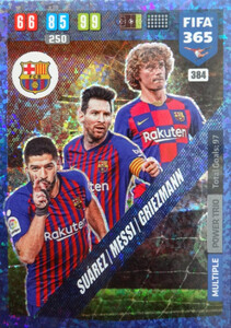 2020 FIFA 365 MULTIPLE TRIO Luis Suárez / Lionel Messi / Antoine Griezmann #384