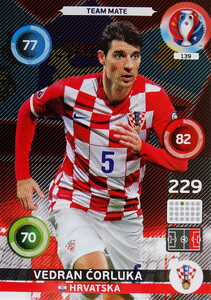 EURO 2016 TEAM MATE Vedran Ćorluka #139