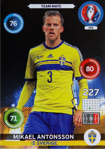 EURO 2016 TEAM MATE Mikael Antonsson #374