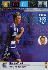 2016 FIFA 365 ONE TO WATCH Dennis Praet #159