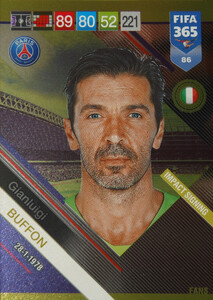 2019 FIFA 365 IMPACT SIGNING Gianluigi Buffon #86
