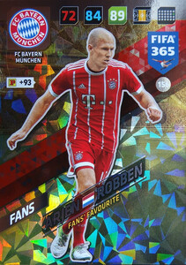 2018 FIFA 365 FANS FAVOURITE Arjen Robben #156