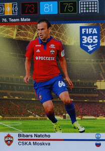 2016 FIFA 365 TEAM MATE CSKA MOSKVA Bibars Natcho #76