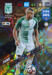 2018 FIFA 365 FANS FAVOURITE Macnelly Torres #48