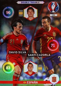 EURO 2016 DOUBLE TROUBLE  Silva /  Cazorla #115