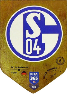 2019 FIFA 365 FANS CLUB BADGE LOGO FC Schalke 04 #136