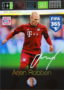 2016 FIFA 365 SIGNATURE Arjen Robben #378