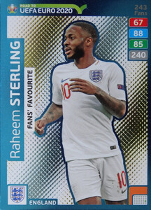 ROAD TO EURO 2020 FANS FAVOURITE Raheem Sterling #243